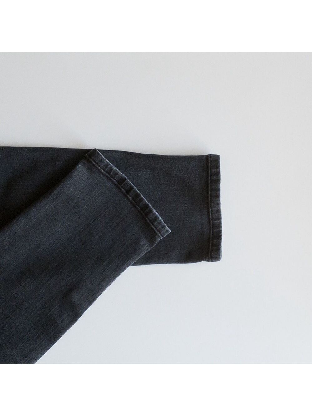 Joseph Ribkoff High Rise Black Faded Stretch Denim Jeans Cropped Womens Size 8 - Picture 10 of 13